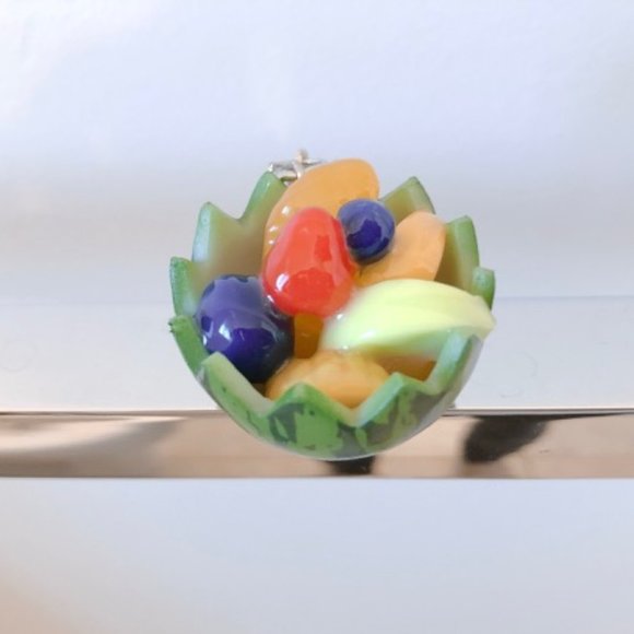 NEW Watermelon Keychain Fruit Keychain Resin - Picture 12 of 14